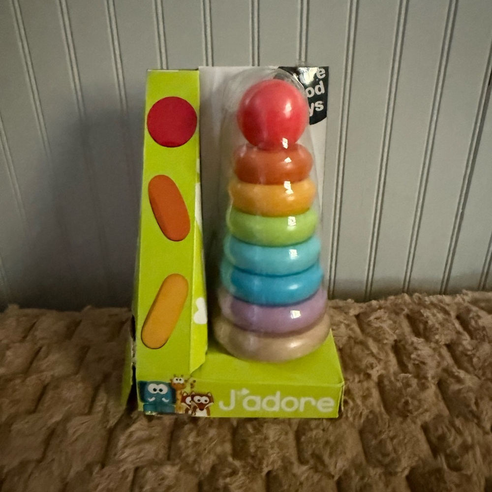 J'adore Rainbow Stacking Toy